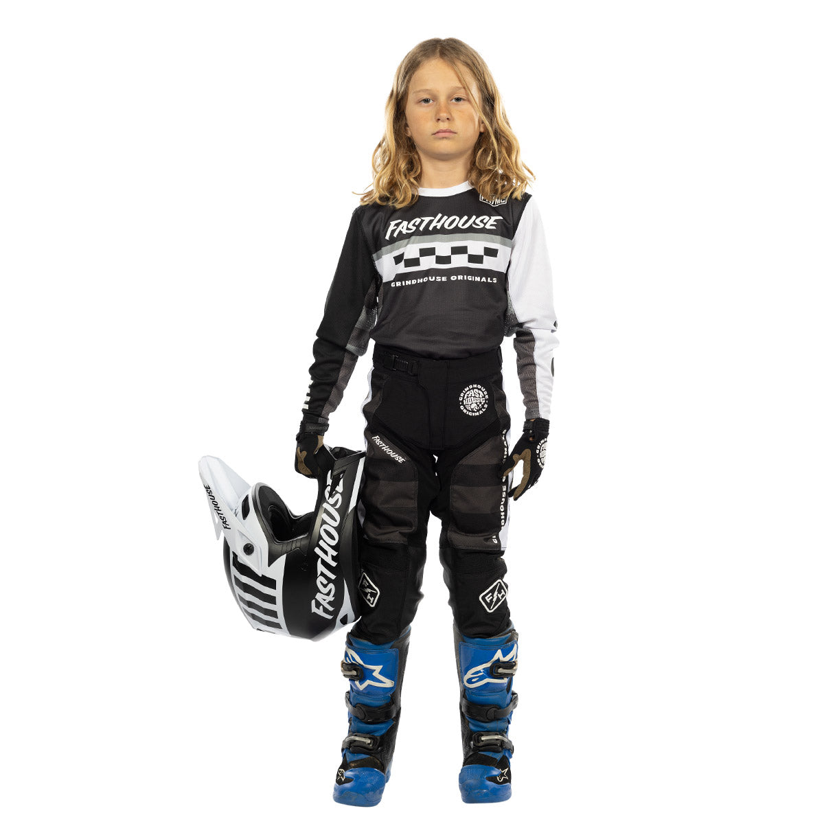 Grindhouse Atomic Youth Jersey - Black/Gray