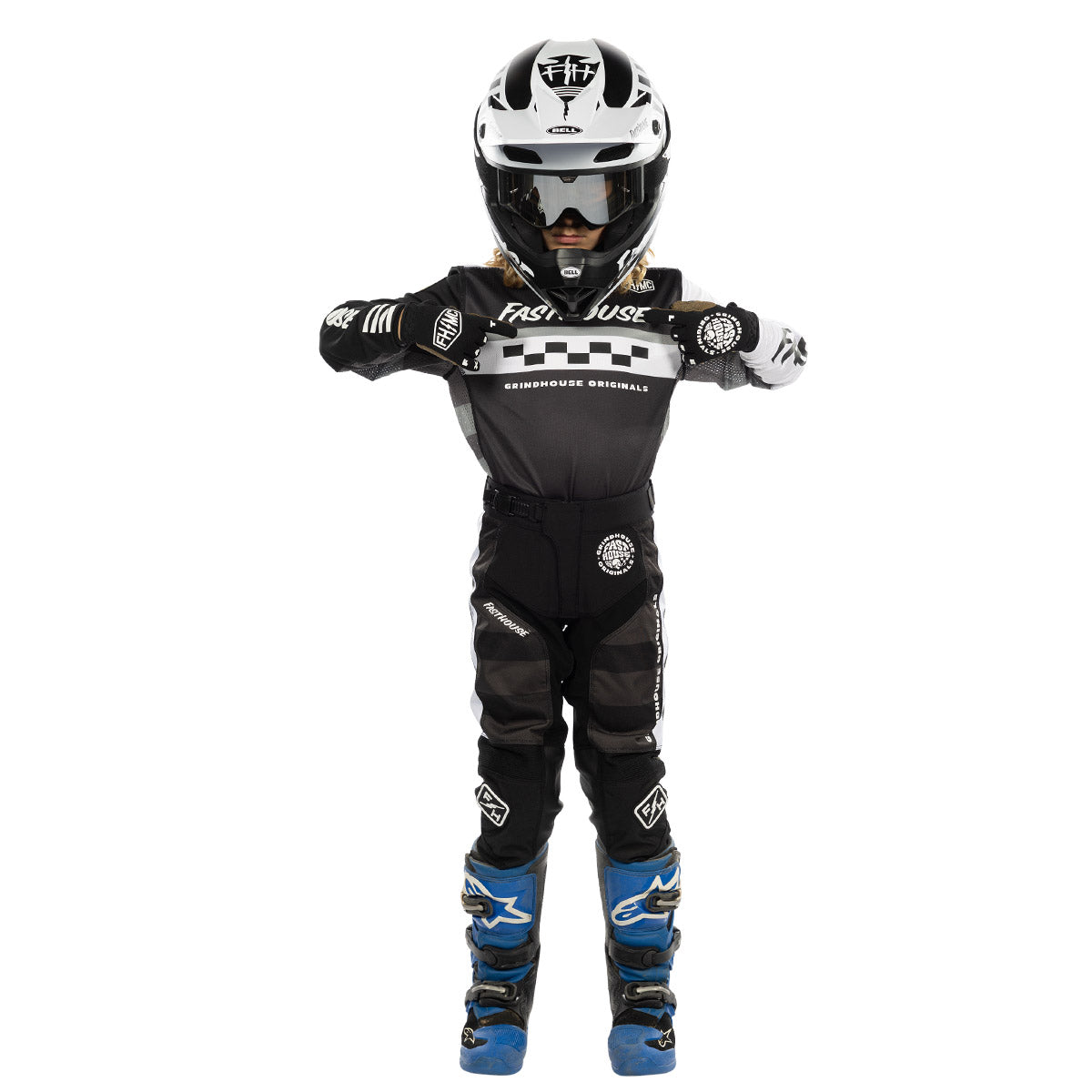 Grindhouse Grimm Youth Jersey - FH Purple/Black