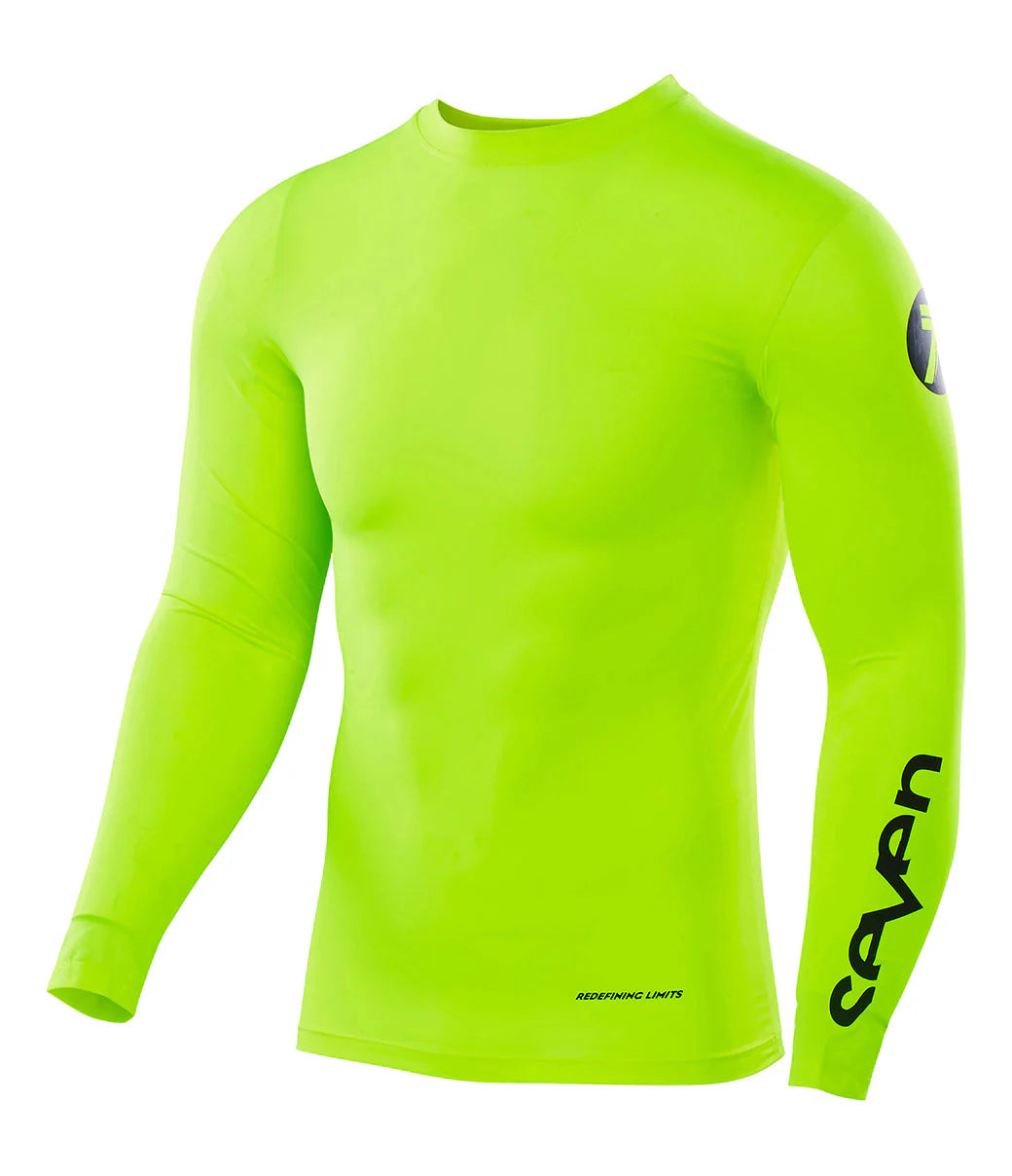 Seven MX Zero Youth Compression Jersey (Flo Yellow)