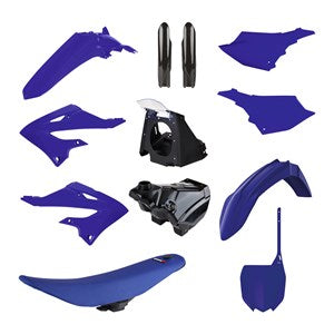 POLISPORT BOX KIT YAMAHA YZ125/250 02-21, RESTYLE KIT 3 INC TANK & SEAT (22-26)