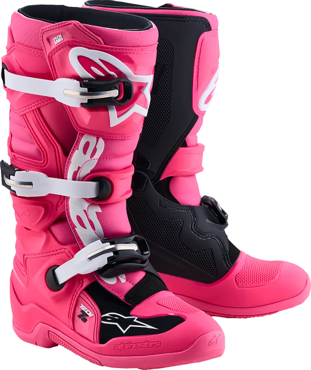 Alpinestars Tech 7S Youth Pink Fluo / Black / White
