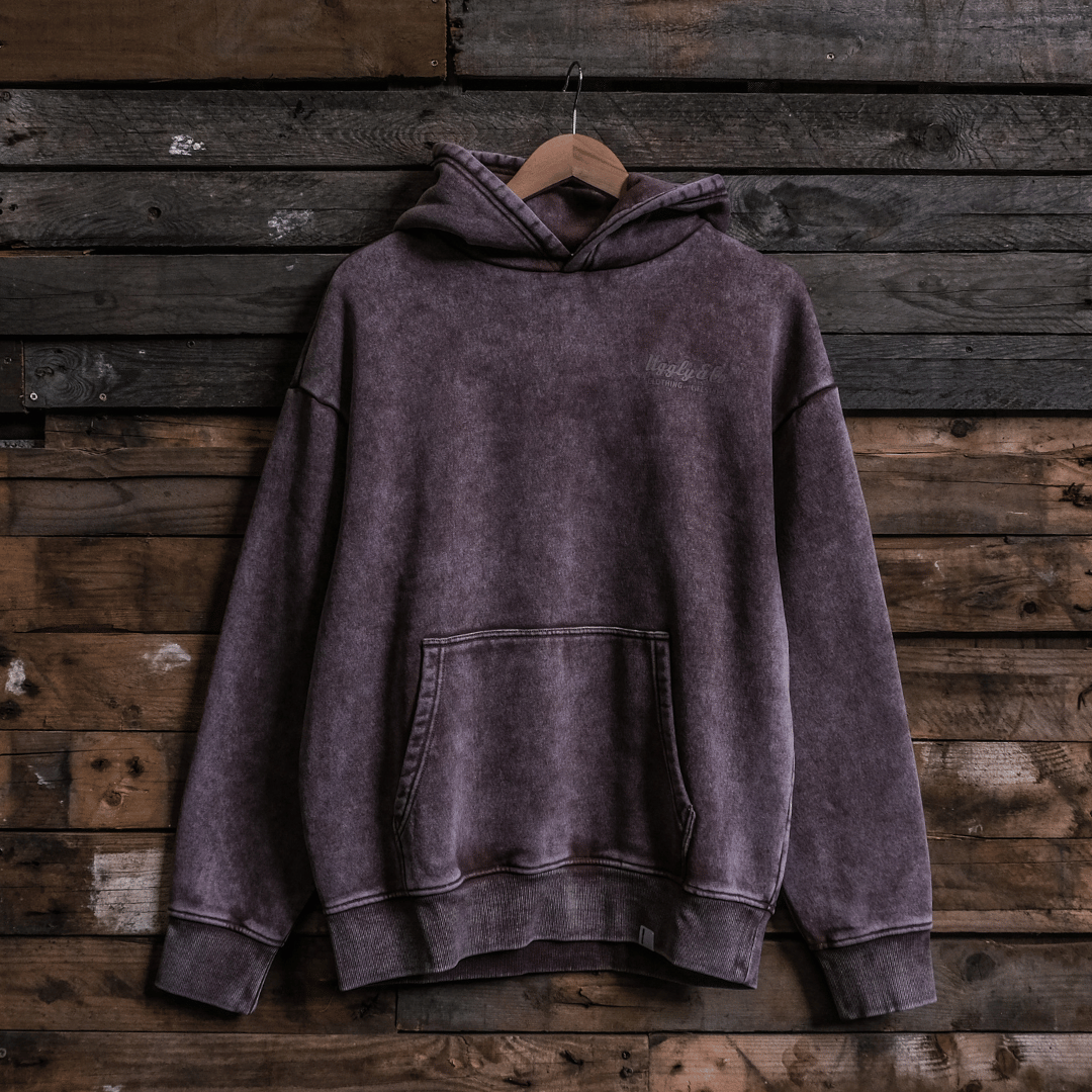 Clay Diamond Acid Wash Hoodie