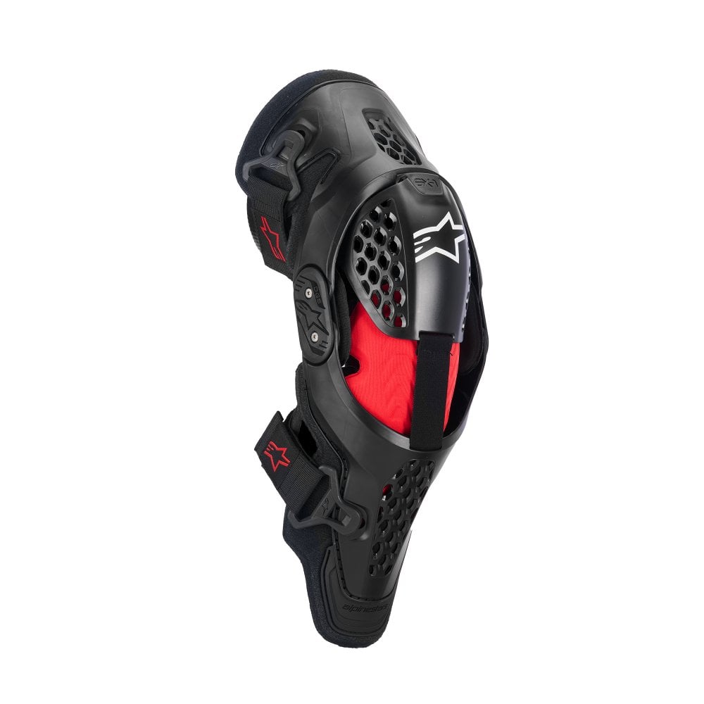Alpinestars SX-1 Plasma Knee Protector - Black Red Cool Gray