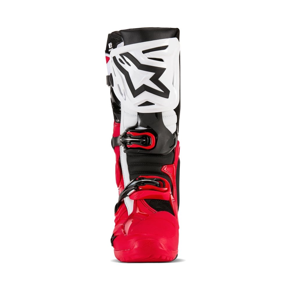ALPINESTARS TECH 10 ENDURO BRIGHT RED BLACK WHITE
