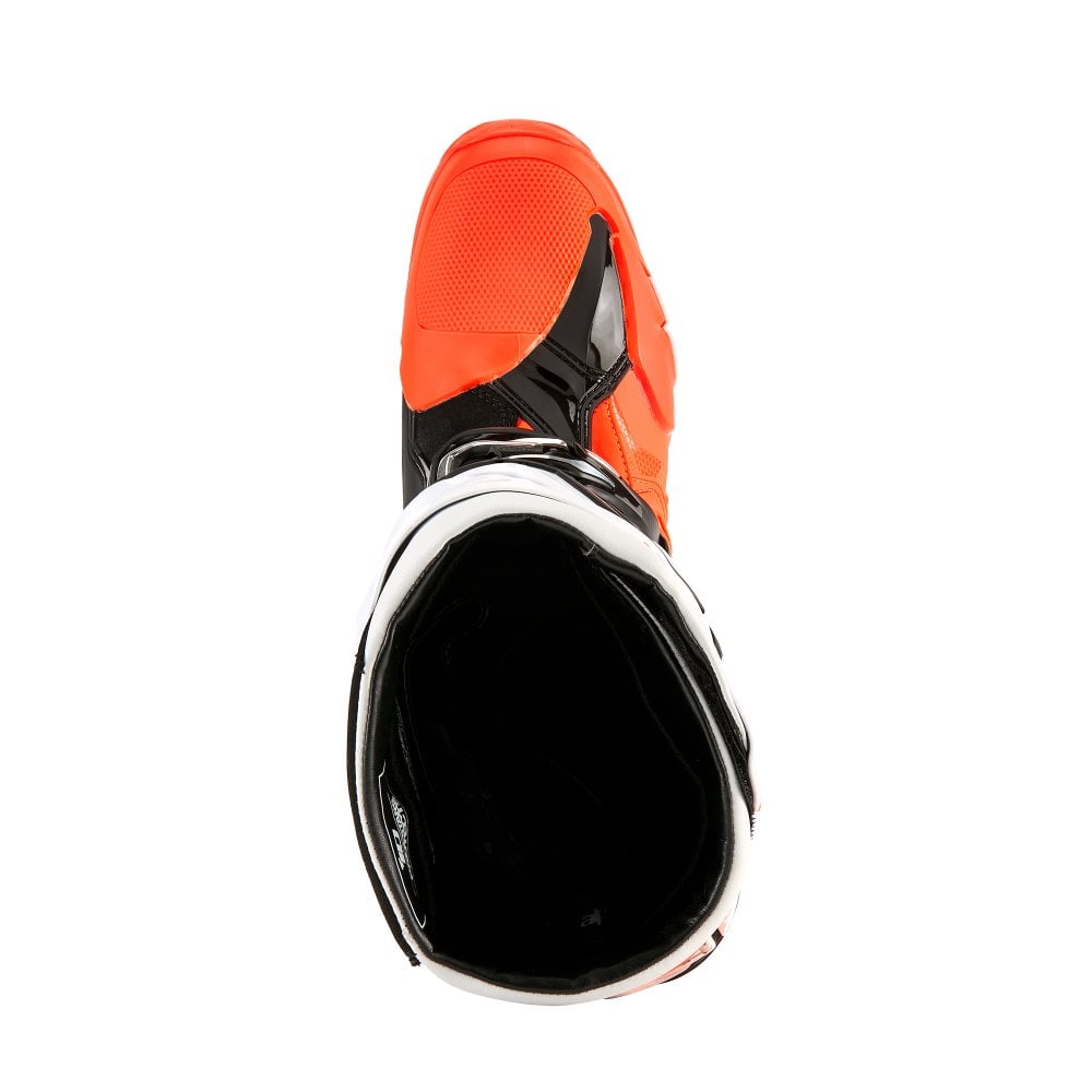 ALPINESTARS TECH 10 ENDURO ORANGE FLUO BLACK WHITE