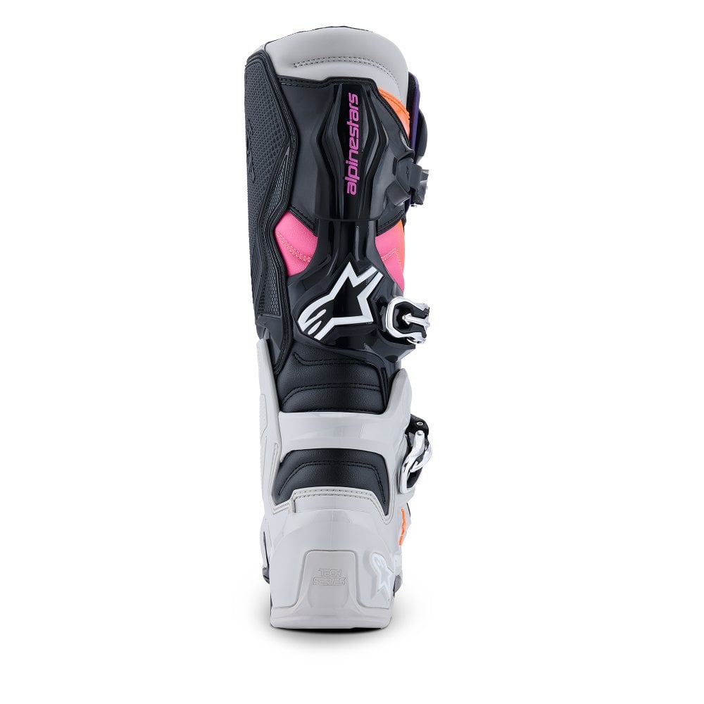 ALPINESTARS TECH 7 MX26 BLACK LIGHT GRAY ORANGE FLUO MAGENTA