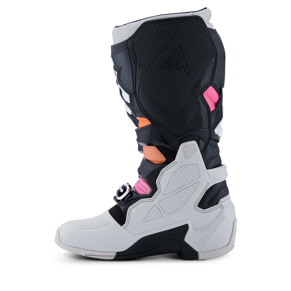 ALPINESTARS TECH 7 MX26 BLACK LIGHT GRAY ORANGE FLUO MAGENTA