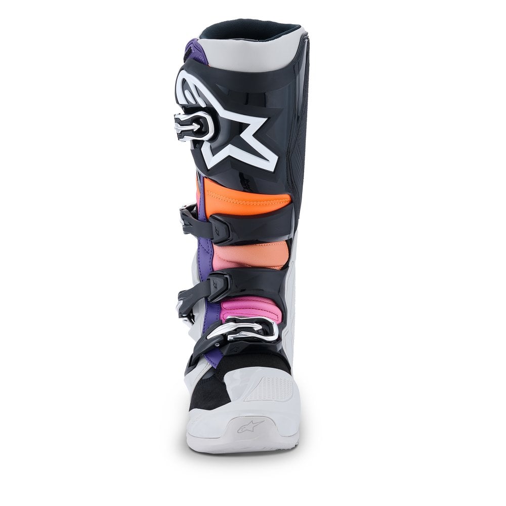 ALPINESTARS TECH 7 MX26 BLACK LIGHT GRAY ORANGE FLUO MAGENTA