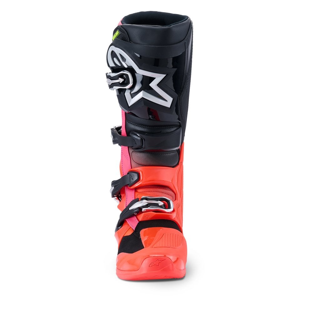 ALPINESTARS TECH 7 MX25 BLACK RED FLUO PINK FLUO