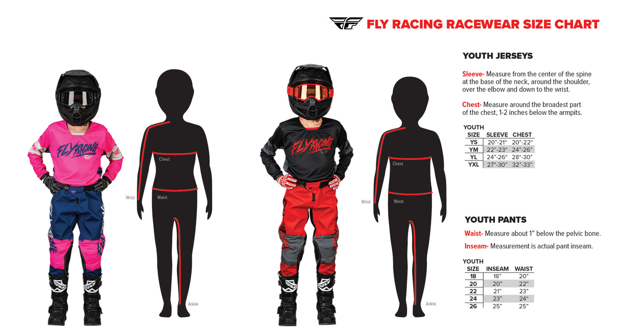 FLY RACING FLY 2024 YOUTH F-16 BLACK YELLOW ORANGE PANTS