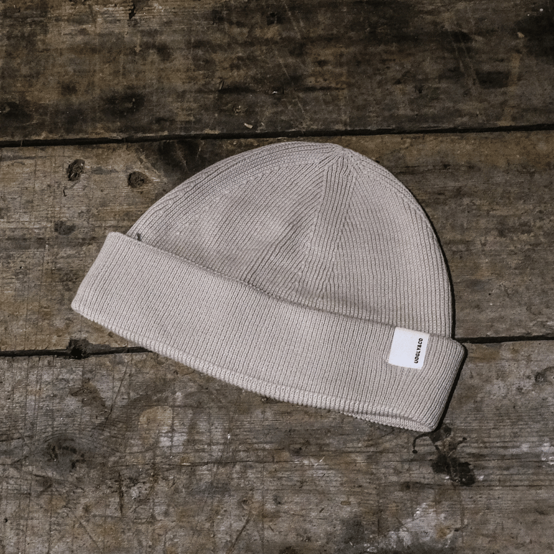 Beige 'Fisherman' Beanie