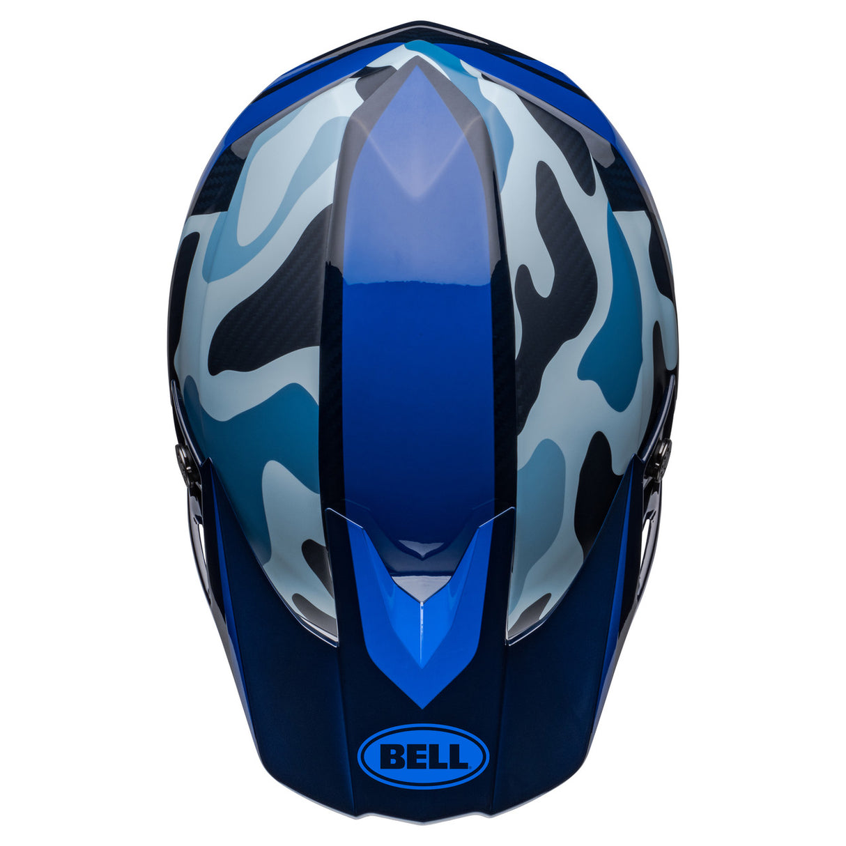 Bell MX 2023 Moto-10 Spherical Mips Adult Helmet (Ferrandis Matte Gloss Dark Blue/Light Blue)