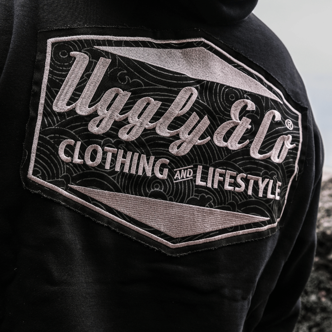 Black Surf Diamond Hoodie