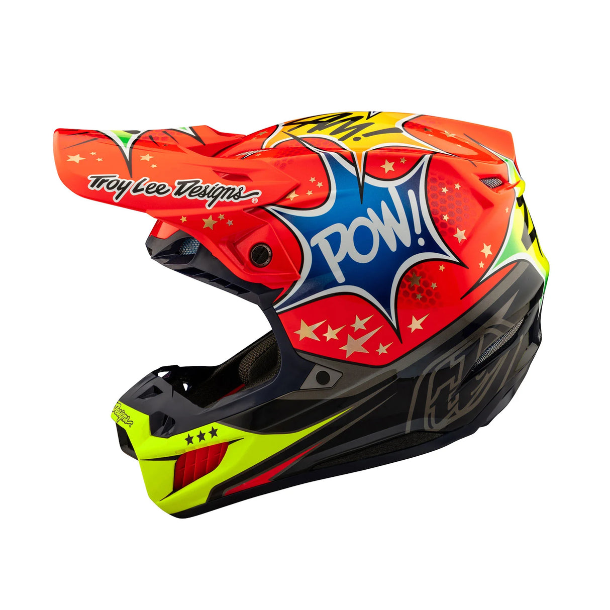 Troy Lee Designs SE5 Composite Helmet W/MIPS Cosmic Explosion Red