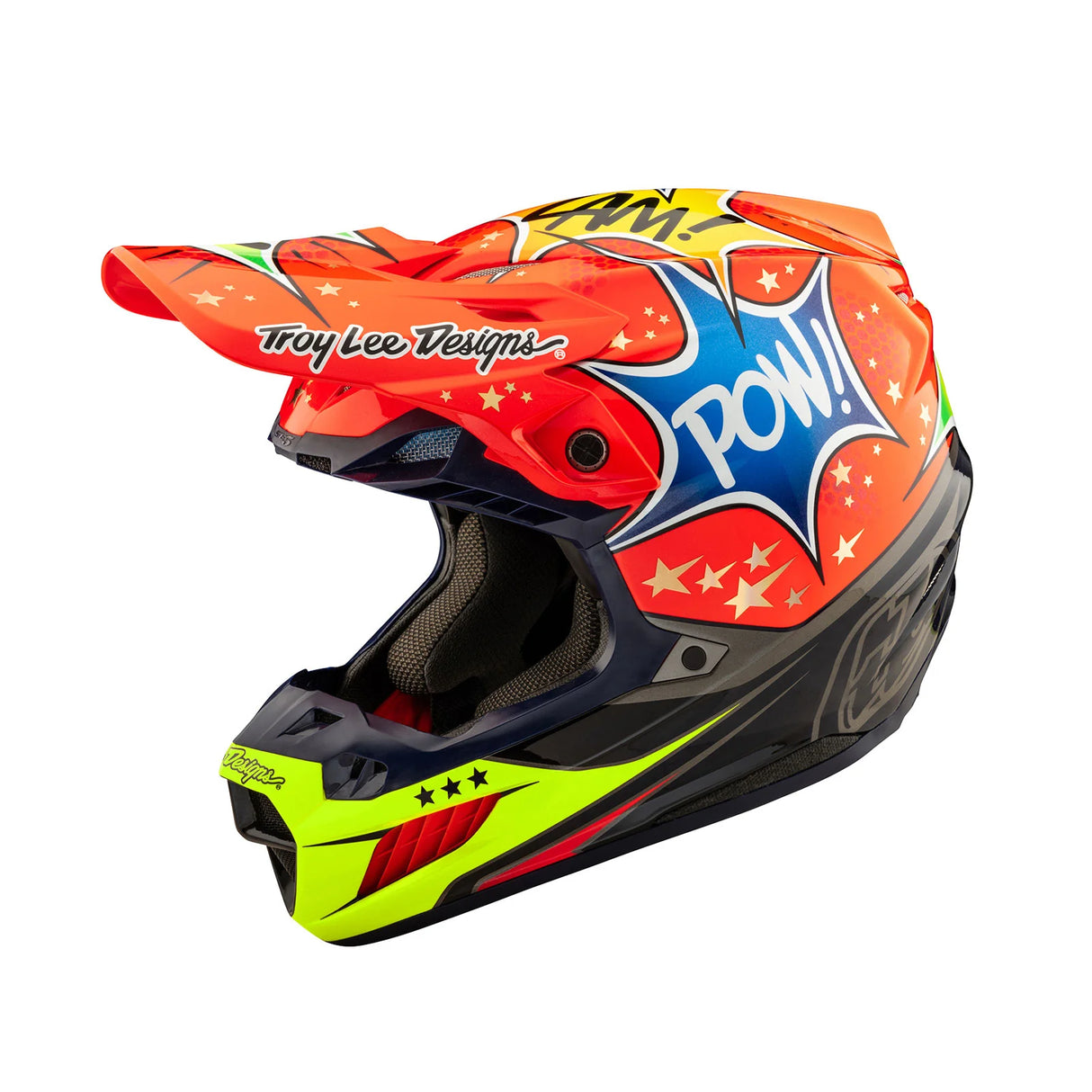 Troy Lee Designs SE5 Composite Helmet W/MIPS Cosmic Explosion Red