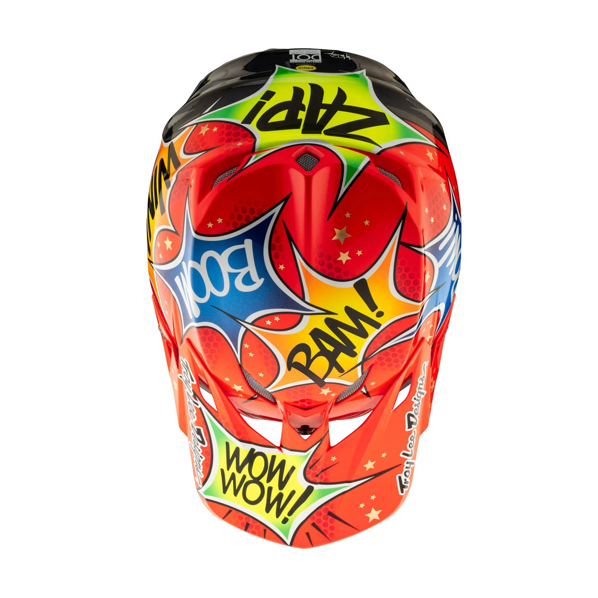 Troy Lee Designs SE5 Composite Helmet W/MIPS Cosmic Explosion Red