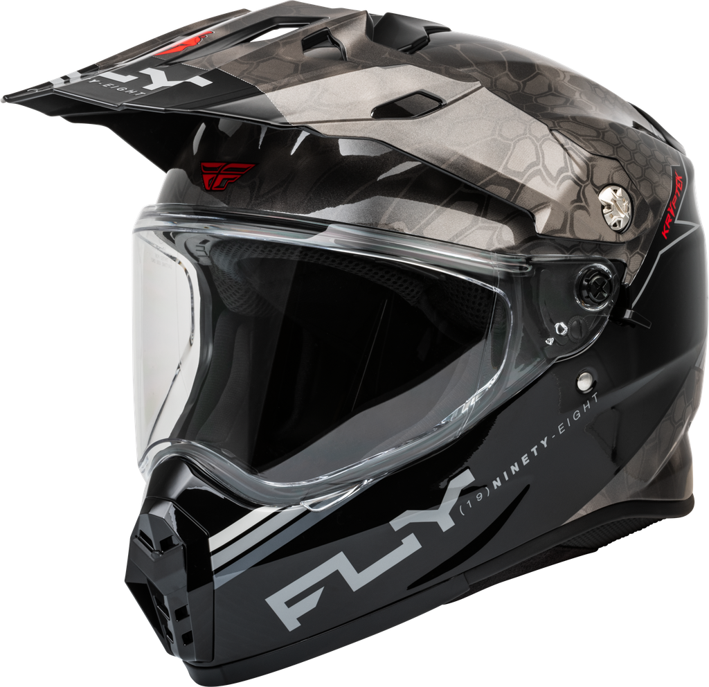 Kinetic Trekker Kryptek Helmet - Black/Grey/White
