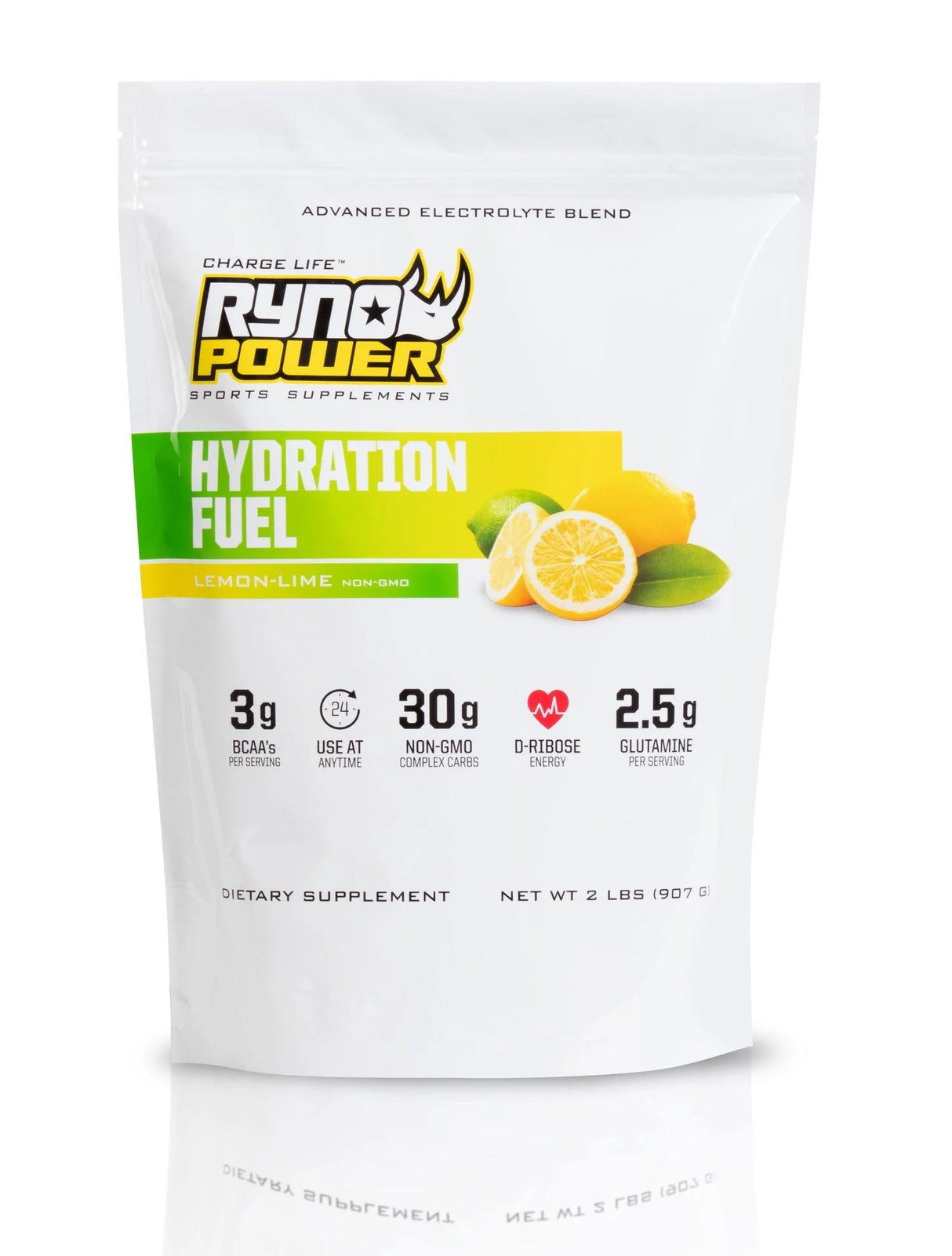 Ryno Power Hydration Fuel 2lb - Lemon Lime
