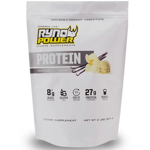 Ryno Power Protein Powder 2lb (20 serv) - Vanilla
