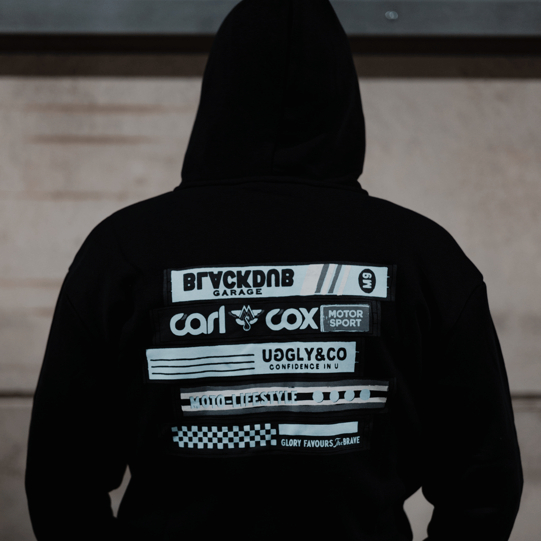 Tape Zip-Hoodie