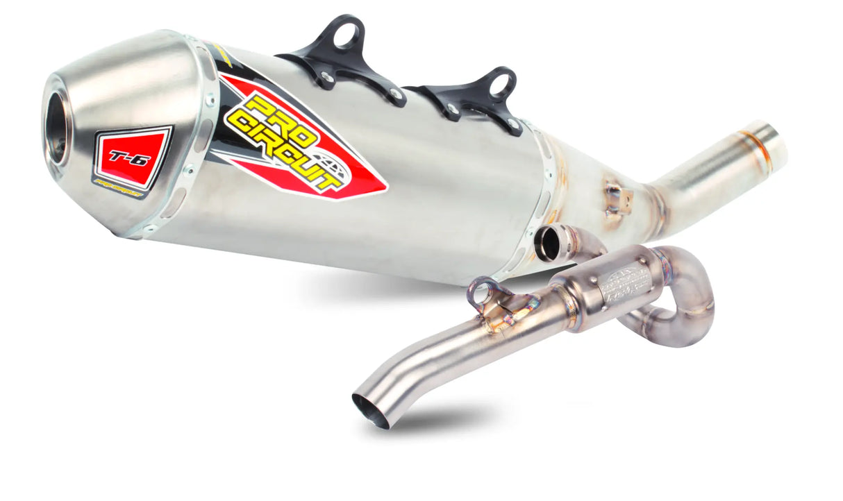 Pro Circuit T-6 BC STAINLESS STEEL TITANIUM EXHAUST SYSTEM Triumph TF250-X 2024-ON