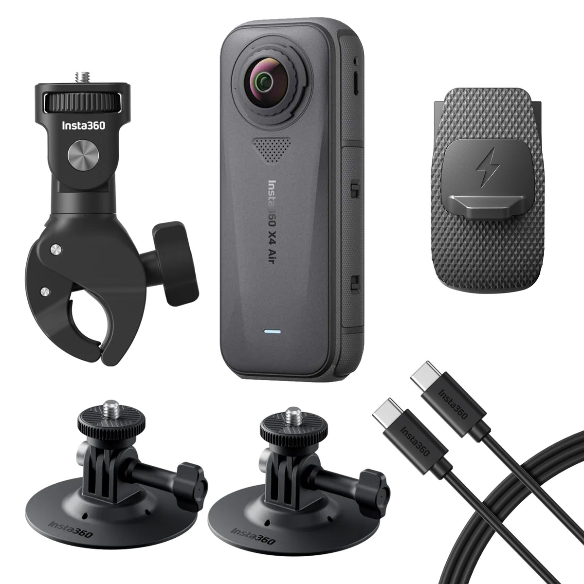INSTA360 X4 AIR 8K 360° ACTION CAMERA MOTORCYCLE BUNDLE