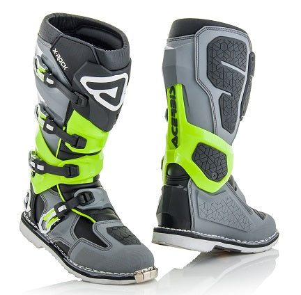 Acerbis X-Rock Boots Grey/Fluo Yellow