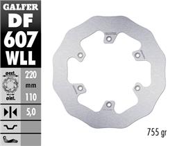 Solid Wave Rear Disc 220x5mm - KTM/Husqvarna/Gas Gas 125-450, 85 21-24, Stark Varg, Triumph TF250X 24-ON