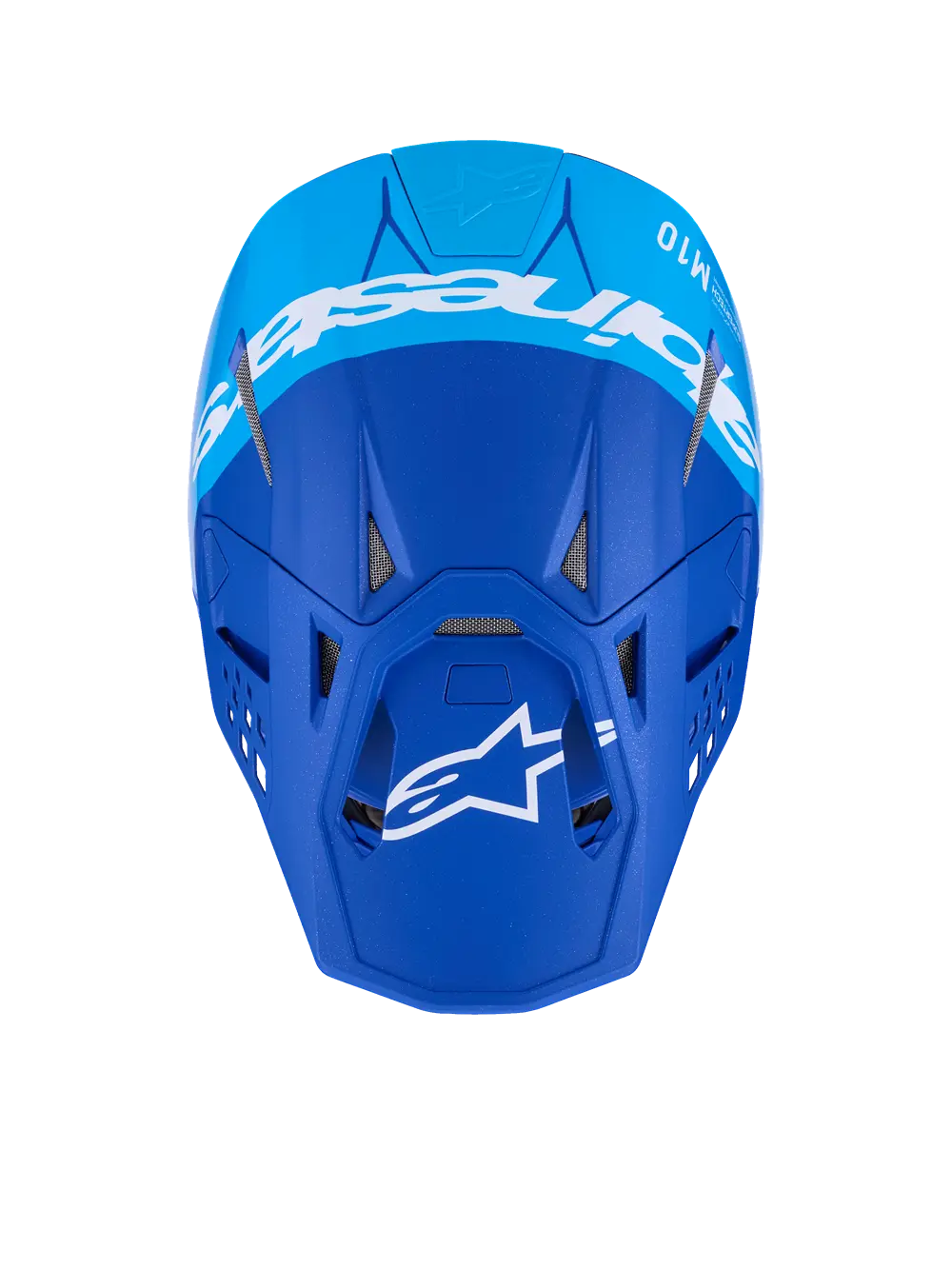 HELMET SM10 FLOOD MET BLUE/MED BLUE/BLACK CARBON