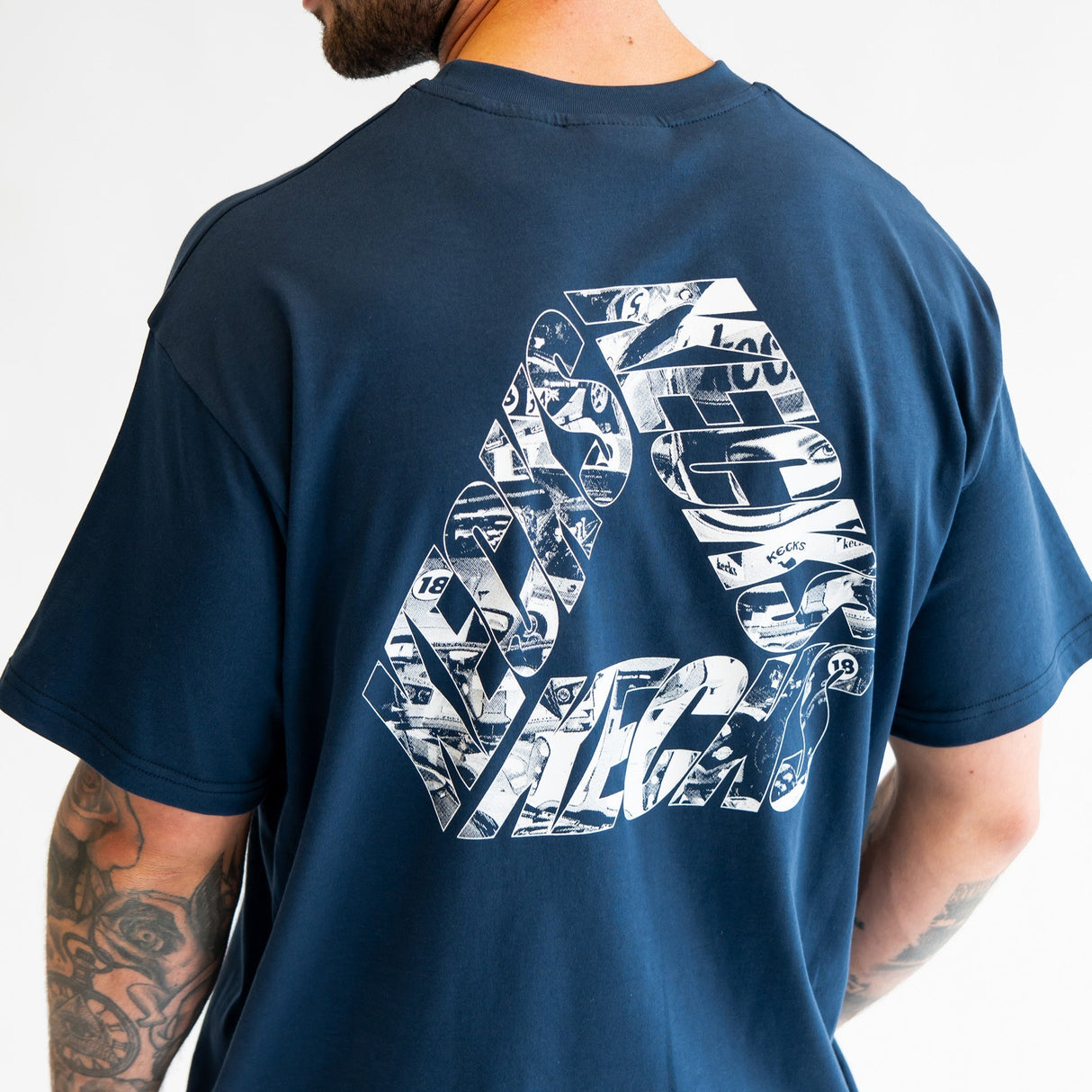 Fade Navy Tee