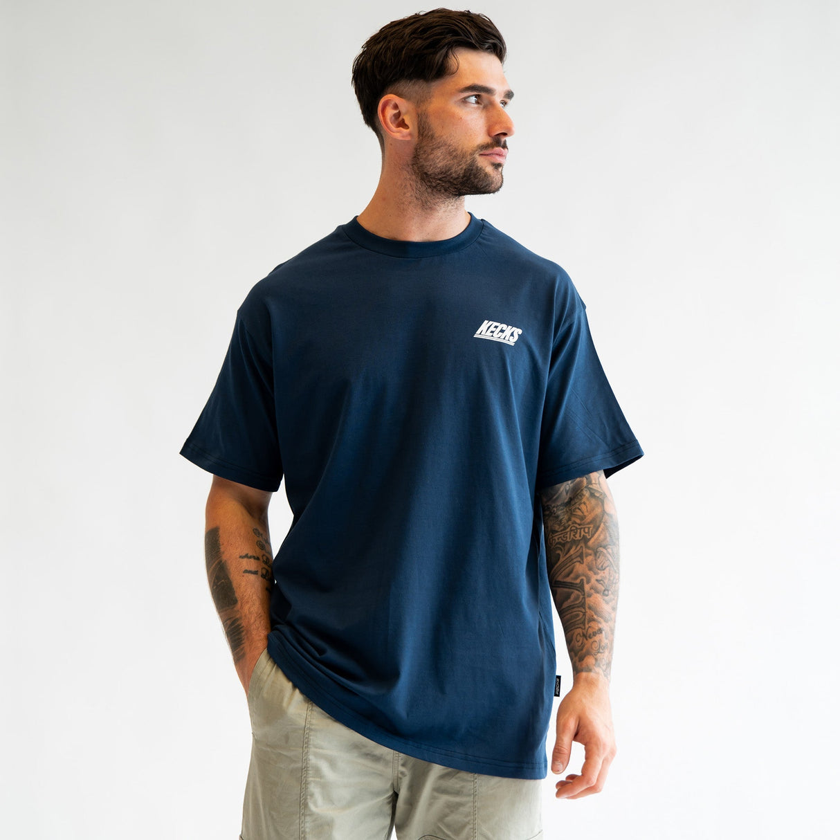 Fade Navy Tee