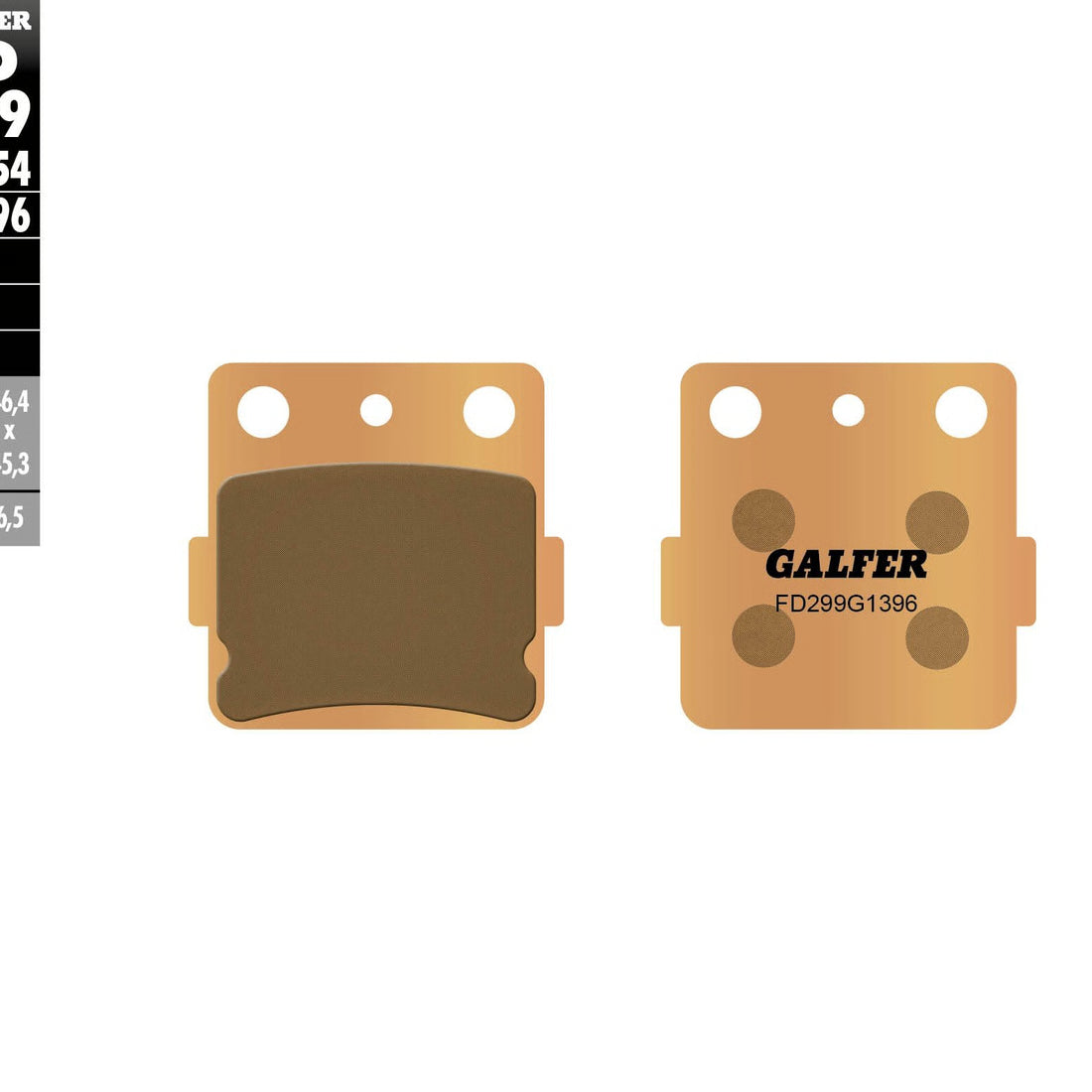Rear Sintered Brake Pads Yamaha YZ65 2018-2026 / YZ85 2003-2026