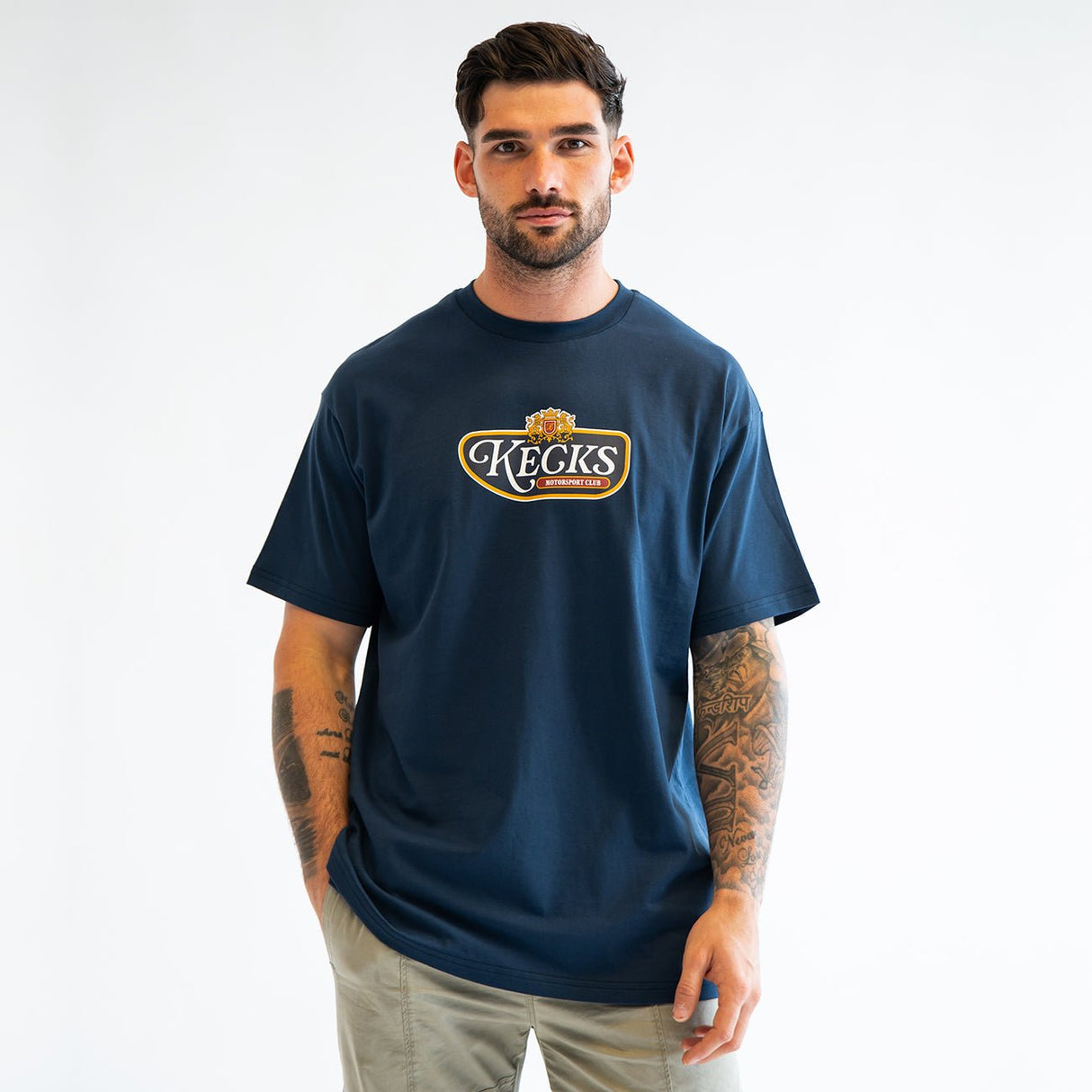 Fulled Navy Tee