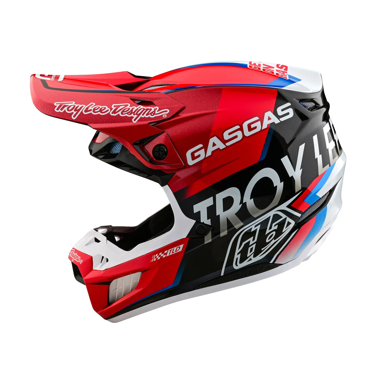 Troy Lee Designs SE5 Composite Helmet W/MIPS GasGas Fumes Red / Black