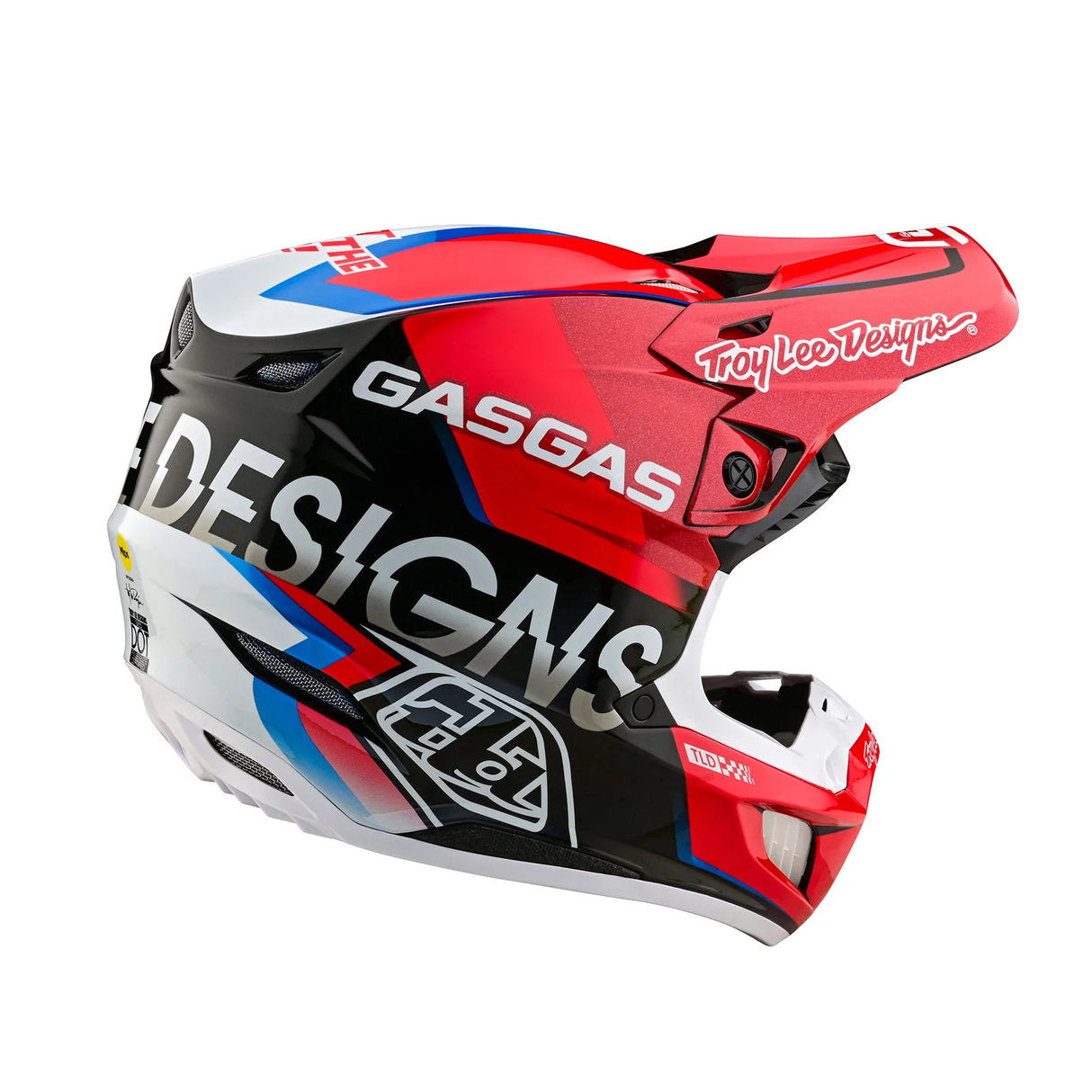 Troy Lee Designs SE5 Composite Helmet W/MIPS GasGas Fumes Red / Black