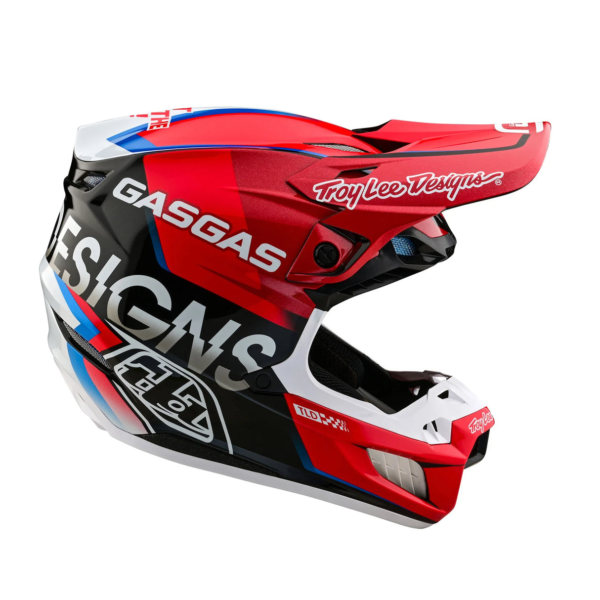 Troy Lee Designs SE5 Composite Helmet W/MIPS GasGas Fumes Red / Black
