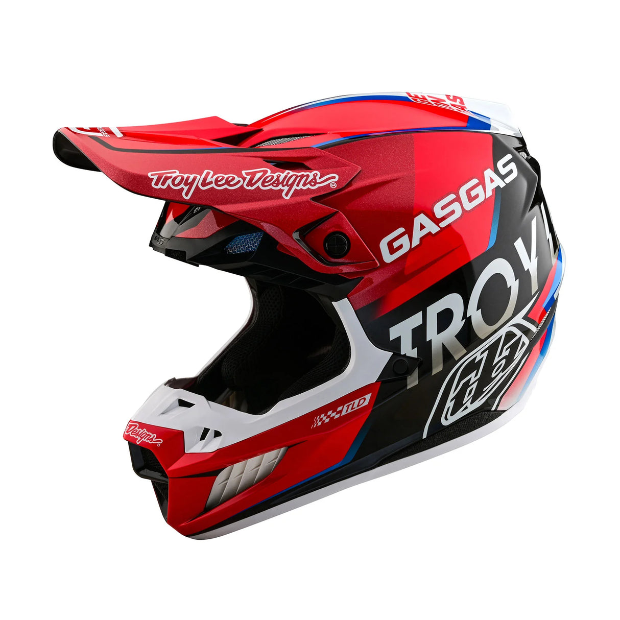 Troy Lee Designs SE5 Composite Helmet W/MIPS GasGas Fumes Red / Black