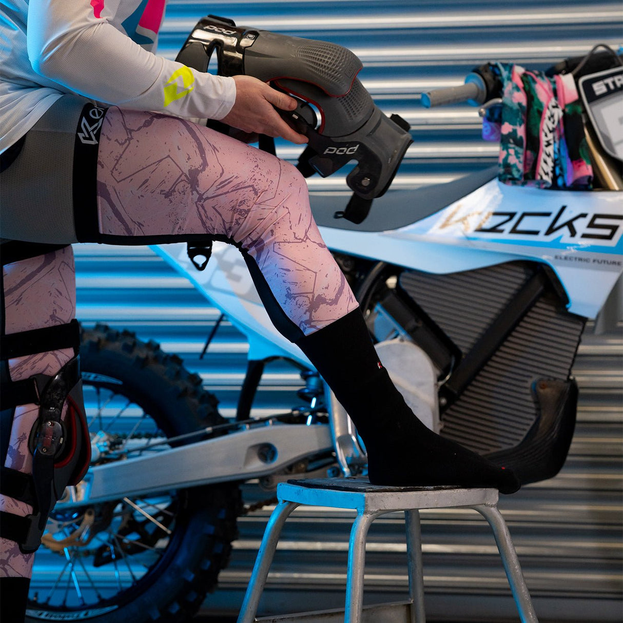 Glacier Moto Sock