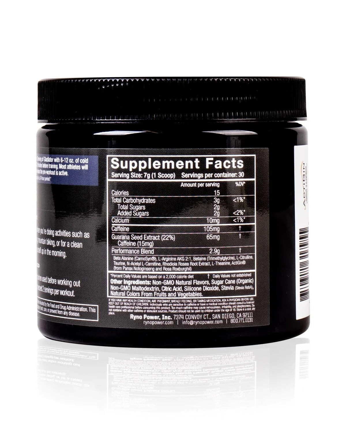 Ryno Power Gladiator Pre-Workout Grape