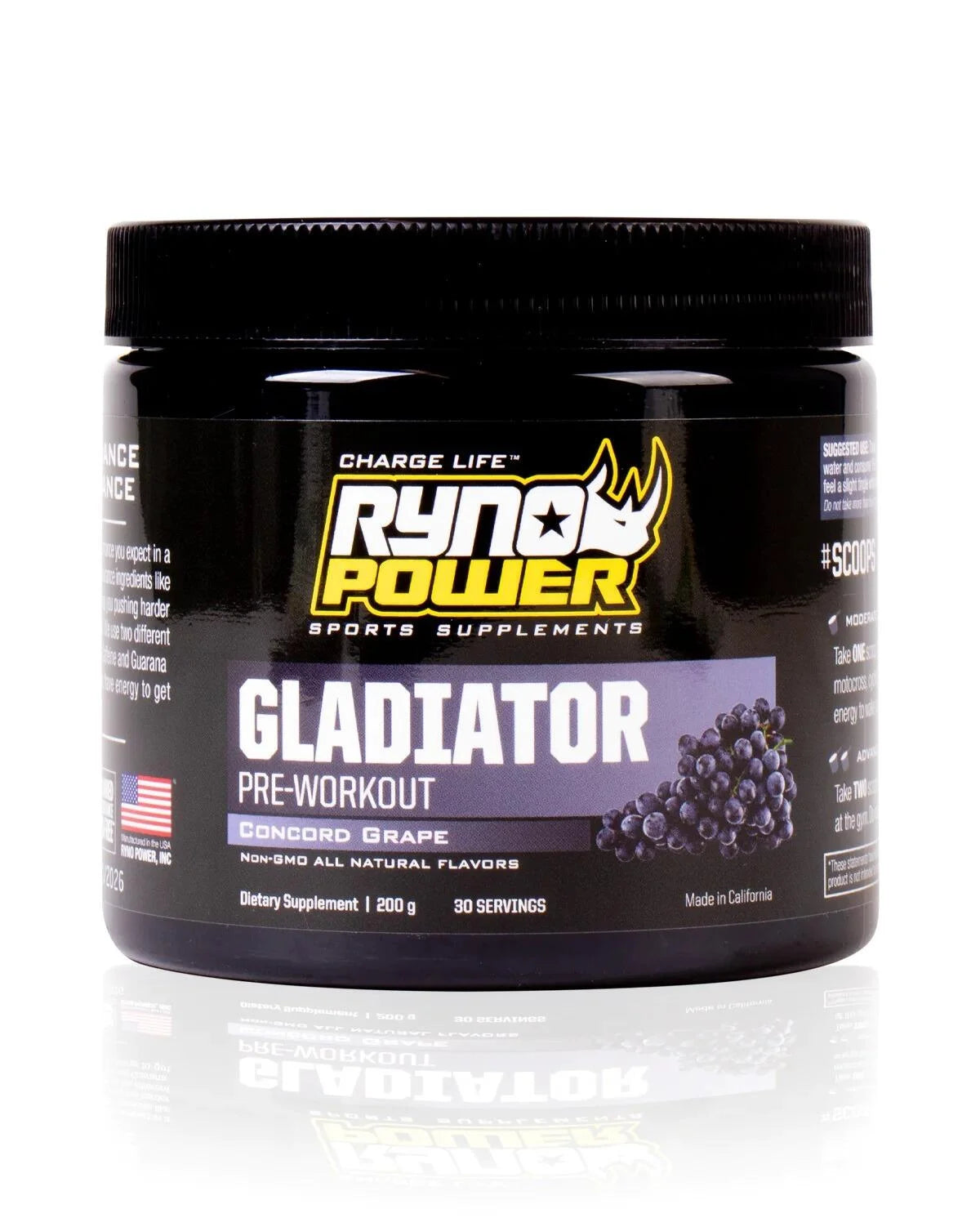Ryno Power Gladiator Pre-Workout Grape