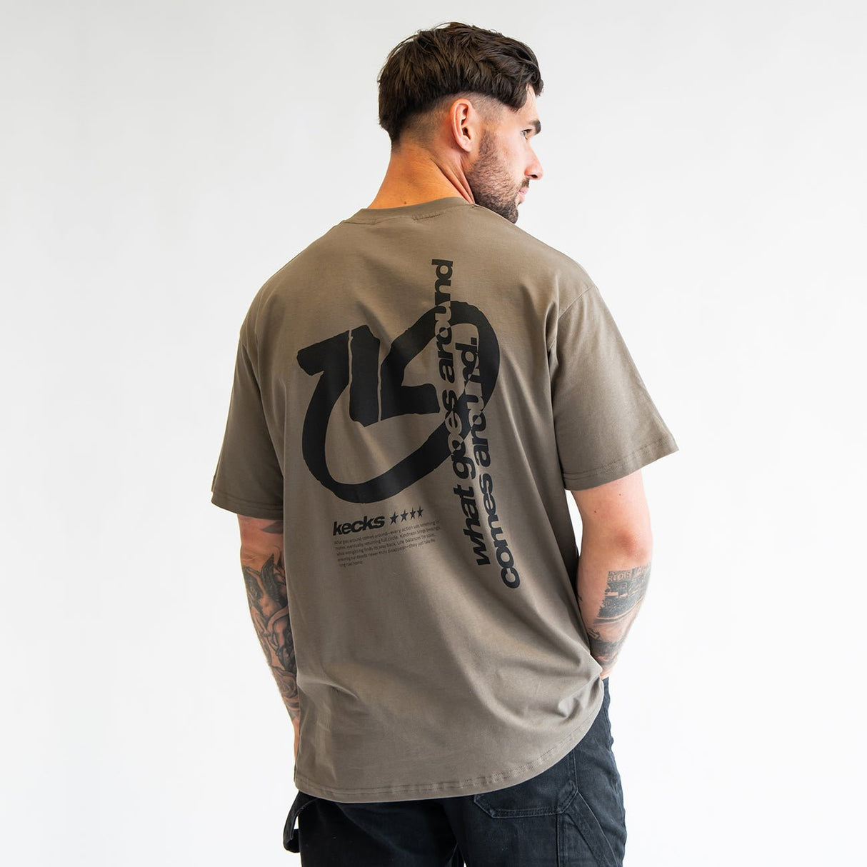 Goes Around Stone Tee