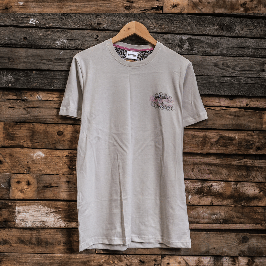 Soft-White Surf Diamond Tee
