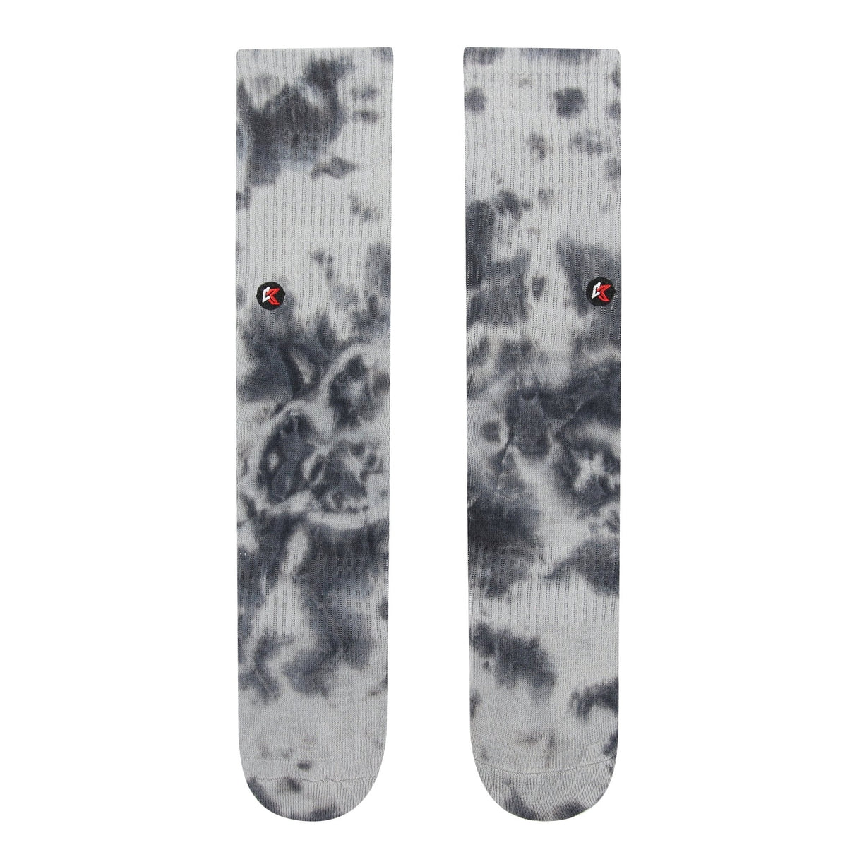 Grey Tie Dye Crew Sock