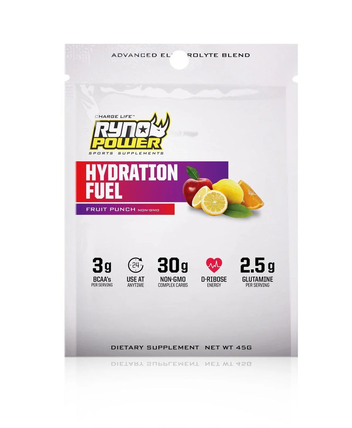 Ryno Power Single Serving - Hydration Fuel Fruit P