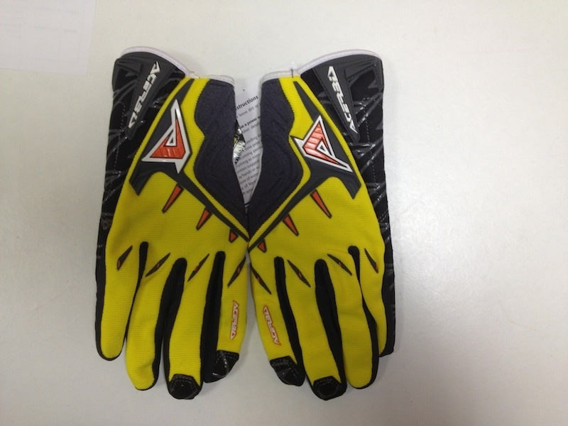 Acerbis Impact Gloves Yellow - Small