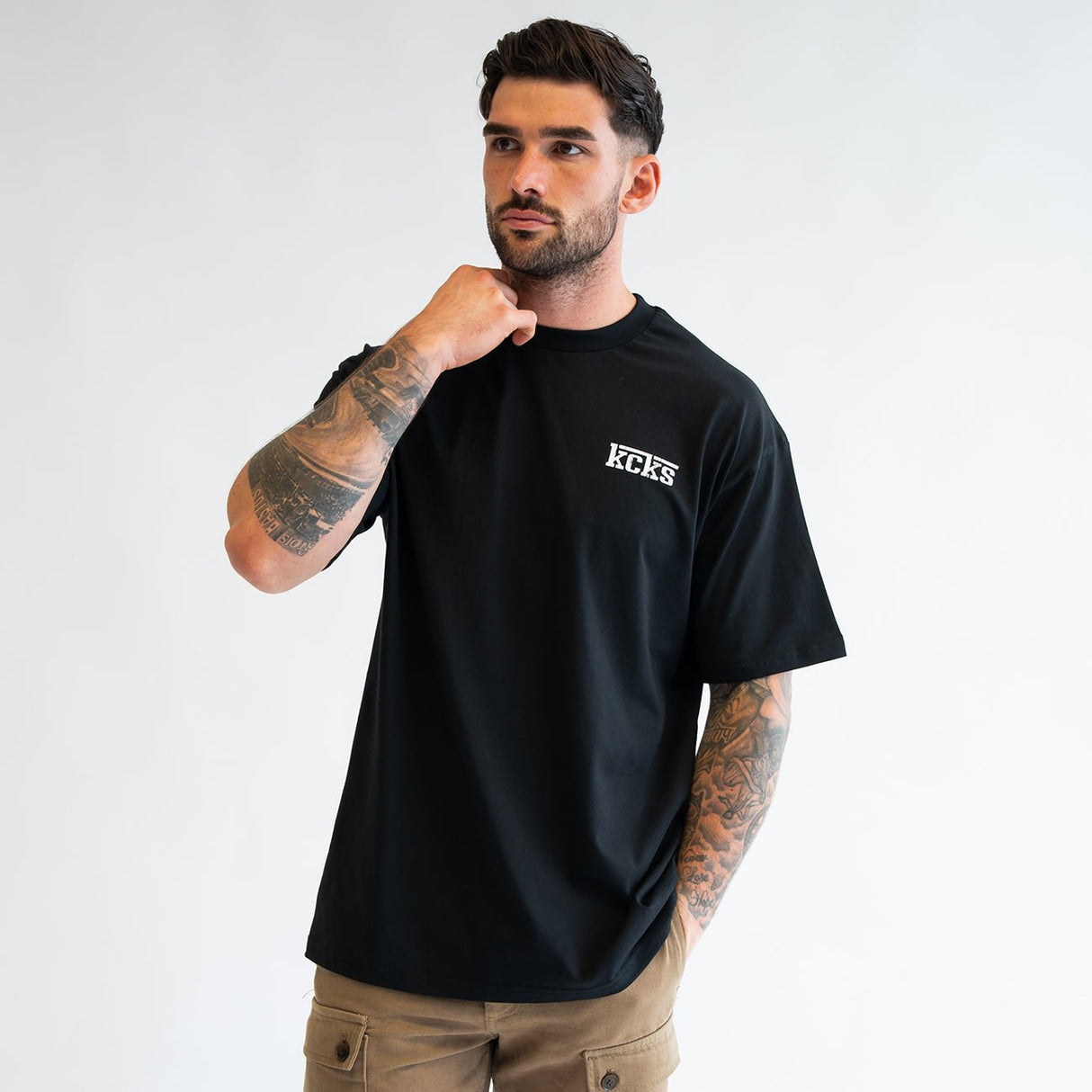 Italia Black Tee