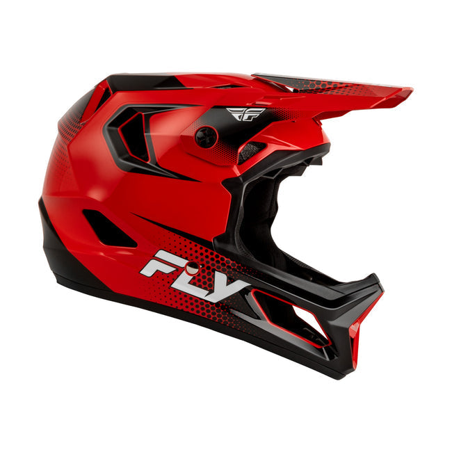 Fly Racing Rayce Sonar Bicycle Helmet - Red/Black/White