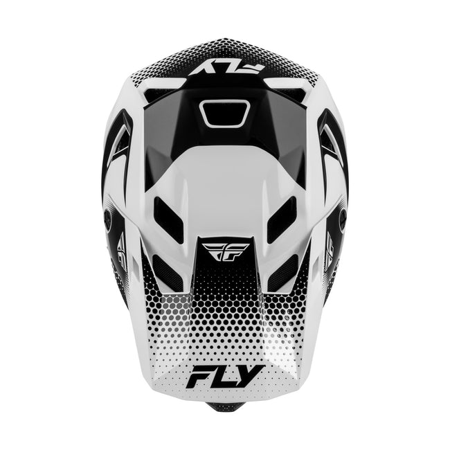 Fly Racing Rayce Sonar Bicycle Helmet - Black/White