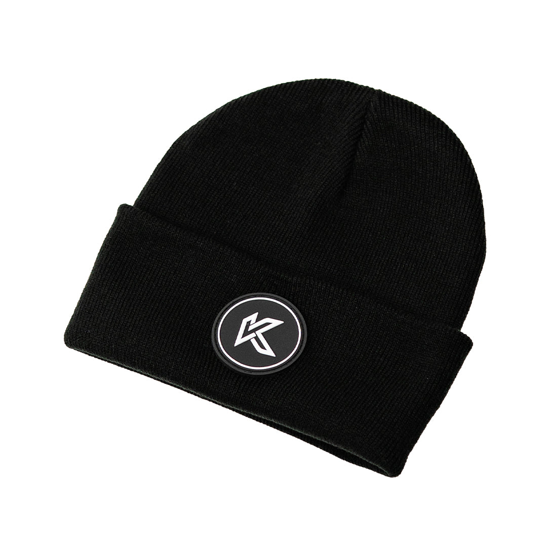K Icon Black Beanie