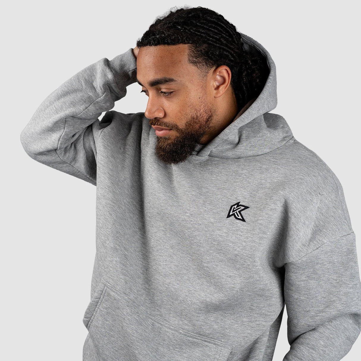 K Icon Hoodie Grey